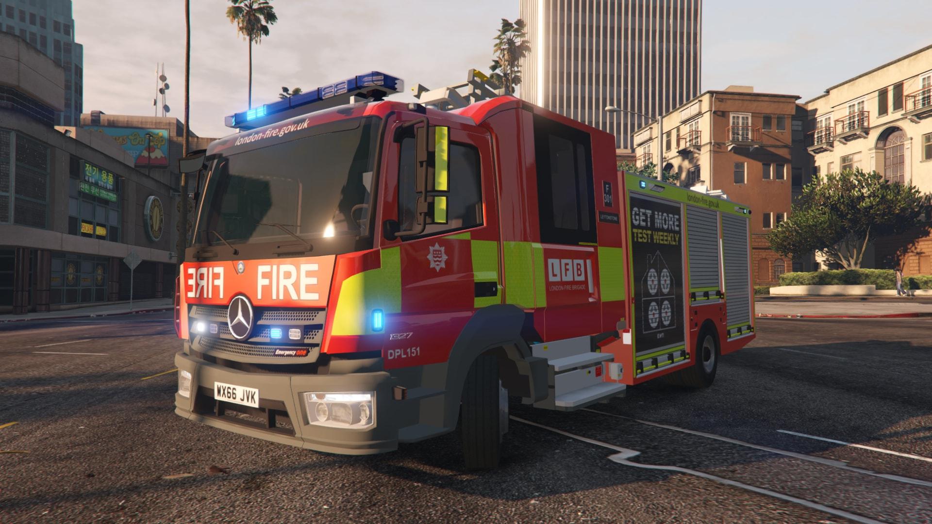 2017 London Fire Brigade Appliance [ELS] - GTA5-Mods.com